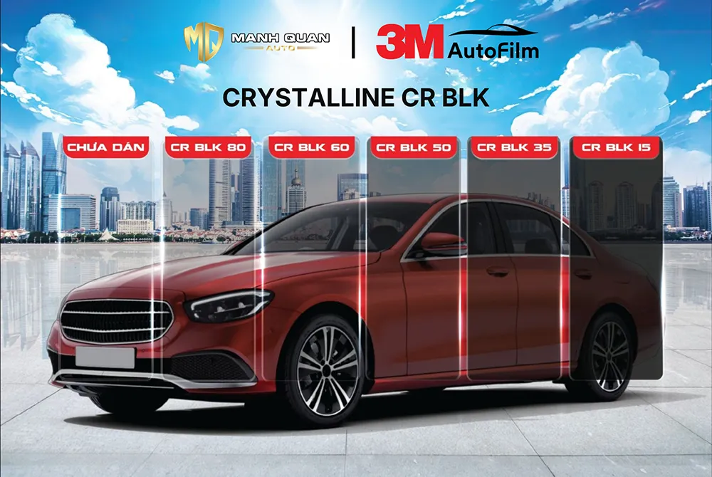Phim Cách Nhiệt 3M Crystalline BLK Phim cách nhiệt 3M Crystalline BLK