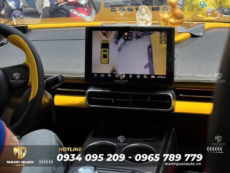 Top 10+ Phụ Kiện VinFast Limo Green Cần Thiết Nên Trang Bị Màn hình liền camera cho Vinfast Limo Green