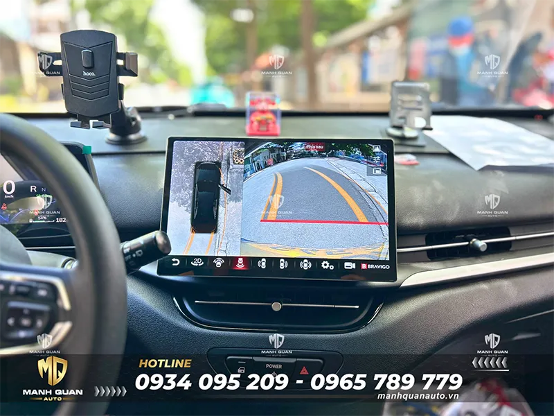 Màn hình android liền camera cho Vinfast VF5