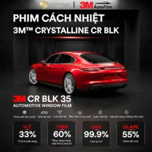 Phim Cách Nhiệt 3M Crystalline BLK Phim cách nhiệt 3M CR BLK 35
