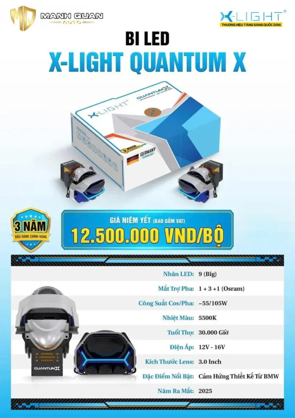 Bảng giá độ bi led X-light Quantum X