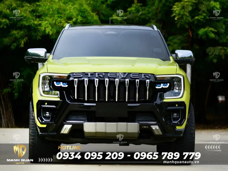 Body kit Ford Everest 2022-2025 mẫu Strever