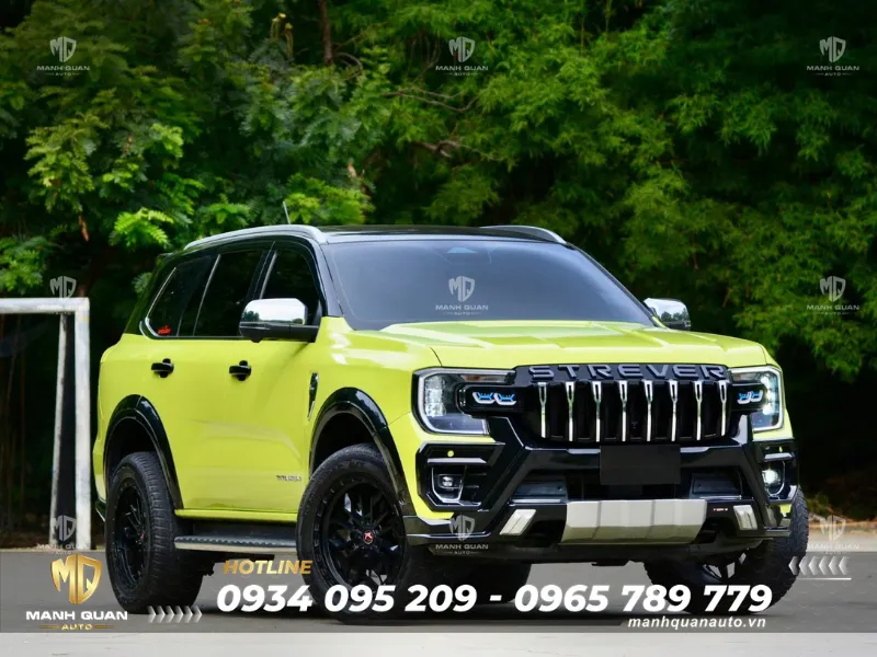 Body kit Ford Everest 2022-2025 mẫu Strever