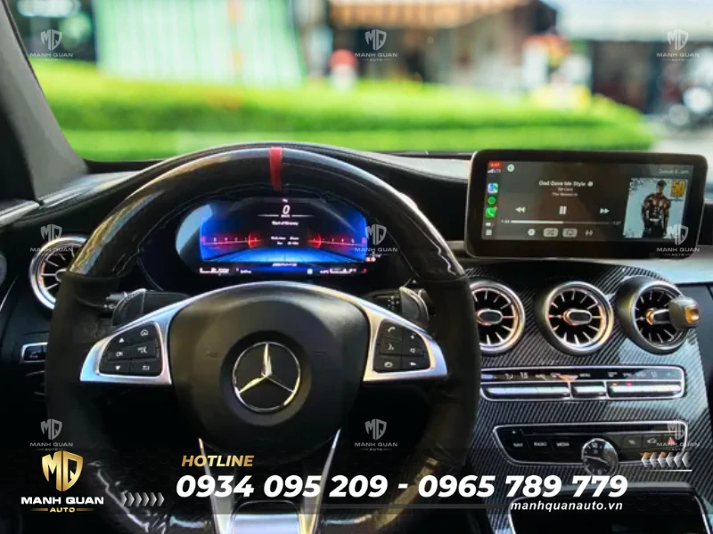 Màn hình đồng hồ LCD Mercedes C & GLC 2015-2019