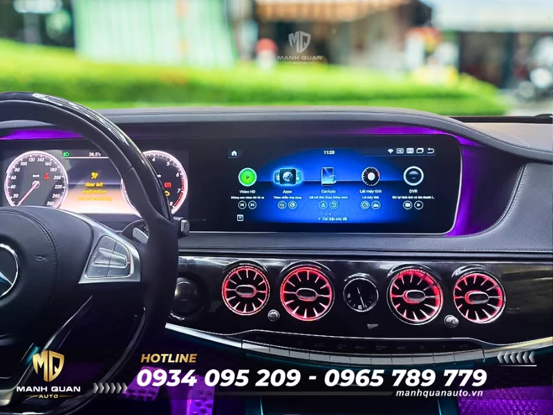 Màn hình Fly cho Mercedes S-Class W222 2014-2017