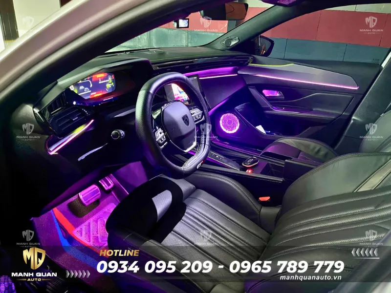 Led nội thất Peugeot 408