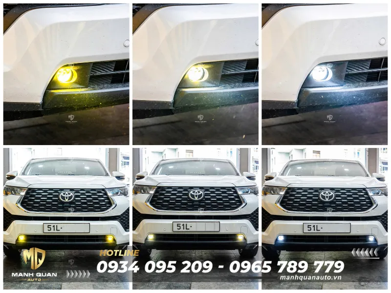 Độ bi gầm Led Pro A8 Special