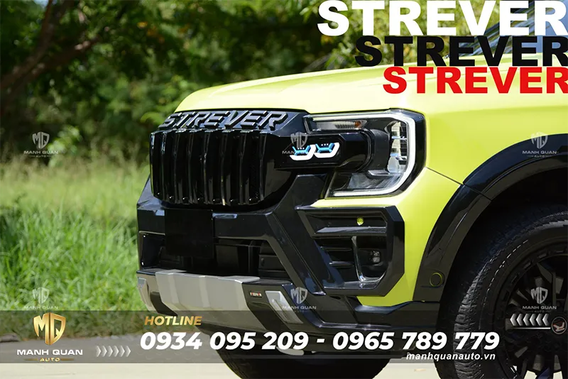 Bodykit Ford Everest 2022-2025 mẫu Strever