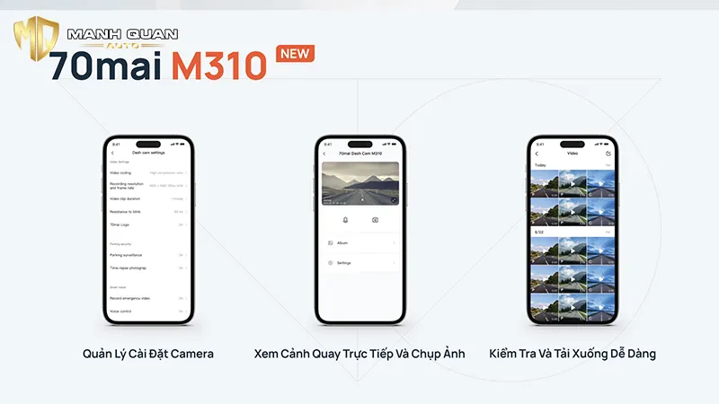 Camera hành trình 70mai M310