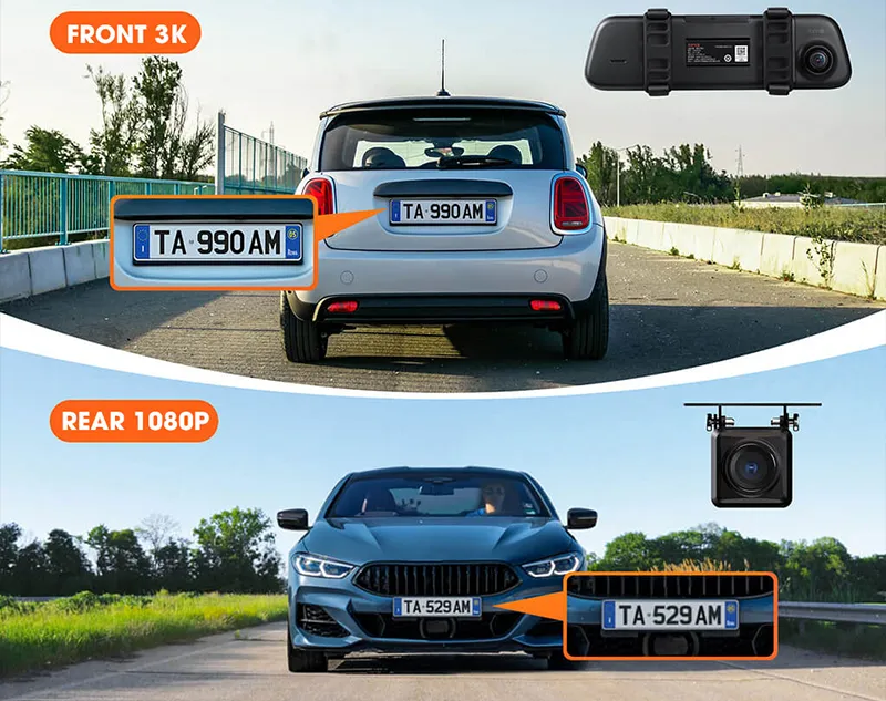 Camera hành trình gương 70mai S500