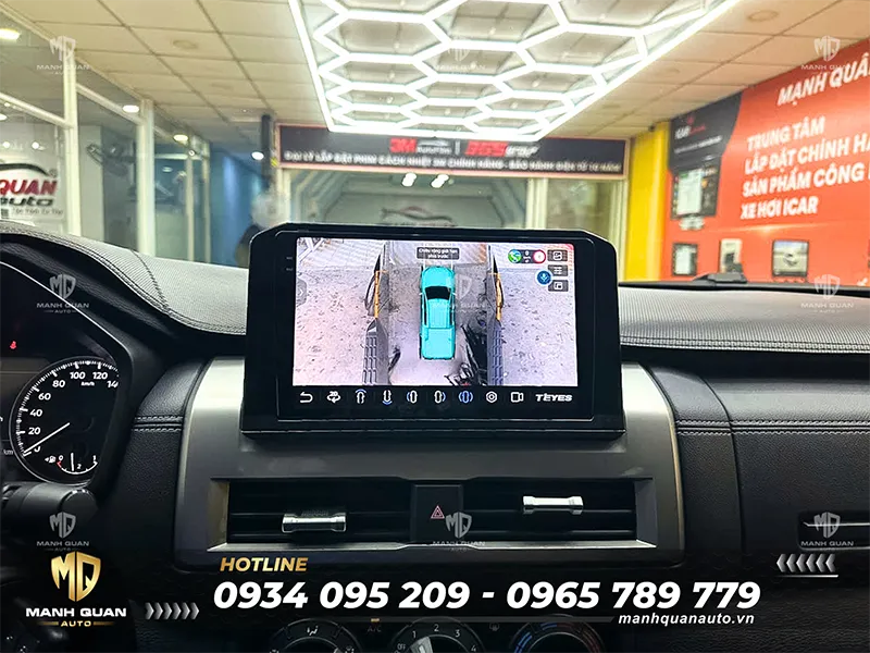 Màn hình android liền camera cho Mitsubishi Triton 2025