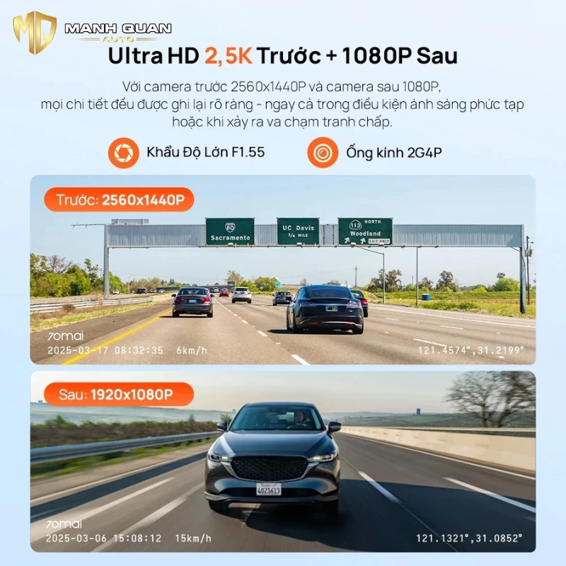 Camera hành trình 70mai A410