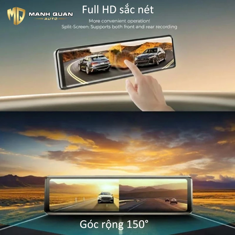 Camera hành trình gương Vietmap V740