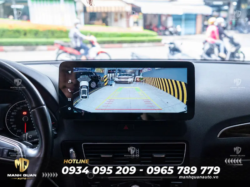 Camera lùi thay thế trên màn hình android