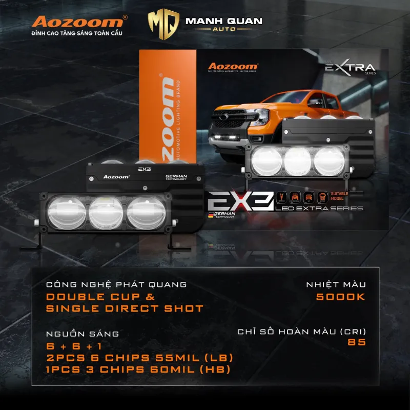 Đèn trợ sáng Aozoom EX3