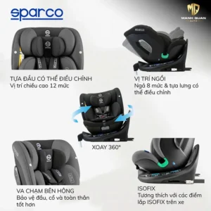 Ghế Ô Tô Cho Bé Sparco SK7000I Ghế ô tô cho bé Sparco SK7000I