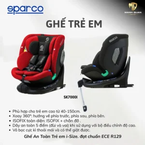 Ghế Ô Tô Cho Bé Sparco SK7000I Ghế ô tô cho bé Sparco SK7000I