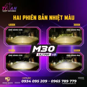 Đèn Trợ Sáng Titan M30 Ultra V2 Đèn trợ sáng Titan M30 Ultra V2