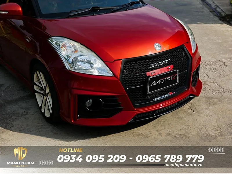 Body Kit Cản Trước Suzuki Swift 2012–2017 Mẫu R8 Body Kit Cản Trước Suzuki Swift 2012–2017 Mẫu R8