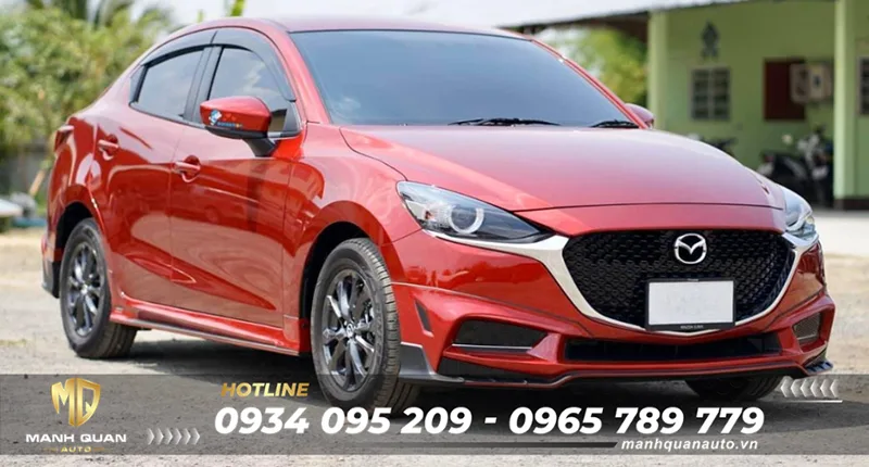 Body Kit Mazda 2 2020–2023 Sedan Mẫu Freeform Body Kit Mazda 2 2020–2023 Sedan Mẫu Freeform