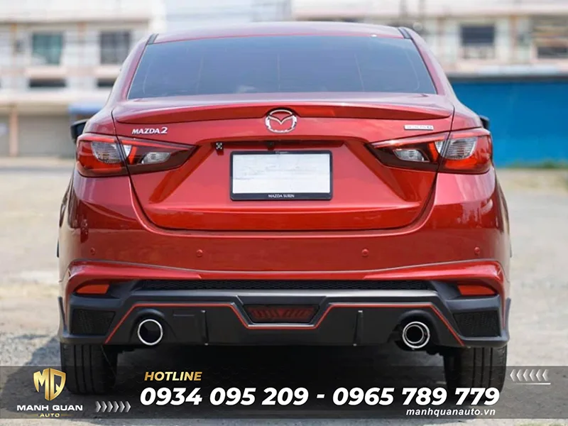 Body Kit Mazda 2 2020–2023 Sedan Mẫu Freeform Body Kit Mazda 2 2020–2023 Sedan Mẫu Freeform