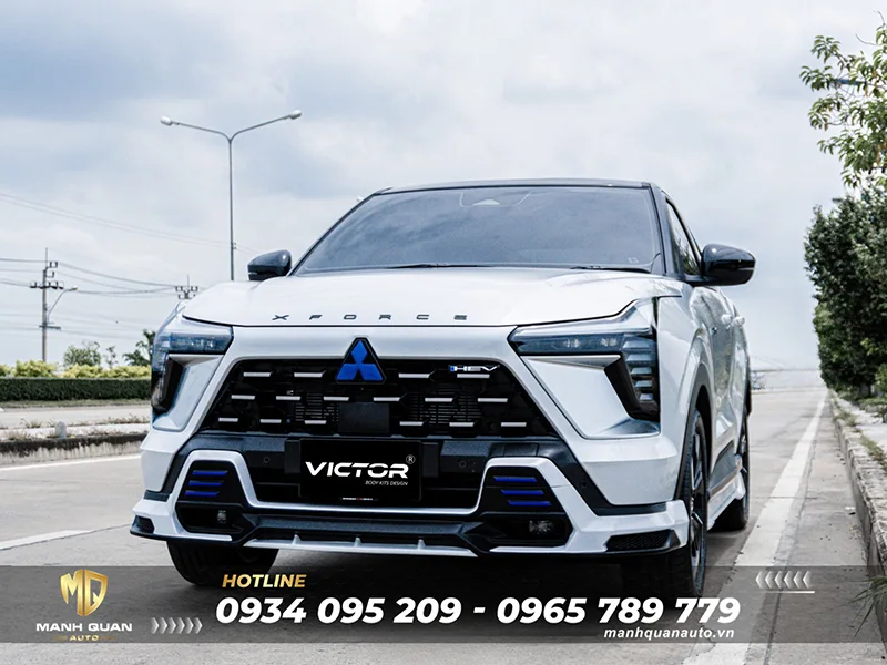 Body Kit Mitsubishi Xforce Mẫu Victor Body kit Mitsubishi Xforce mẫu Victor giúp đầu xe trông thể thao và cứng cáp hơn