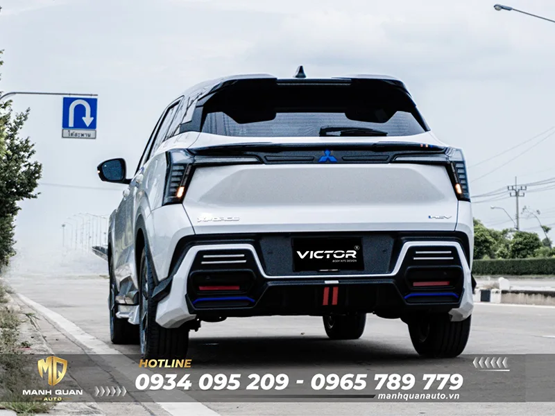 Body Kit Mitsubishi Xforce Mẫu Victor Cản sau Victor giúp Mitsubishi Xforce cân đối và đậm chất SUV hơn