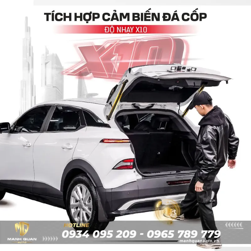 Cốp Điện VinFast Limo Green Độ cốp điện Vinfast Limo Green