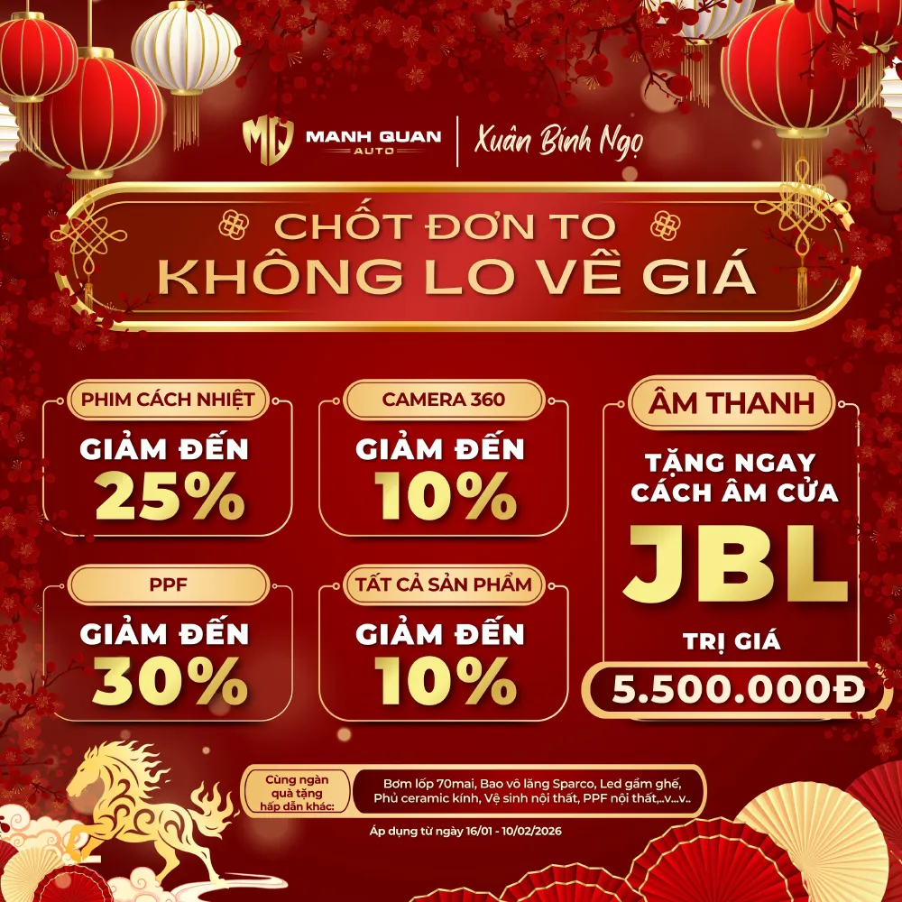 Khuyến mãi Xuân Bính Ngọ – Chốt Đơn To – Không Lo Về Giá