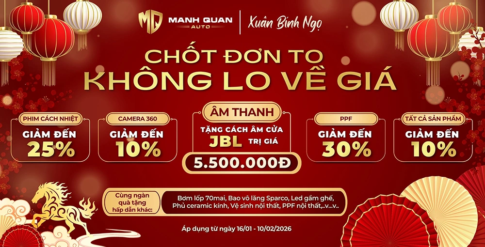 Khuyến mãi Xuân Bính Ngọ - Chốt Đơn To - Không Lo Về Giá