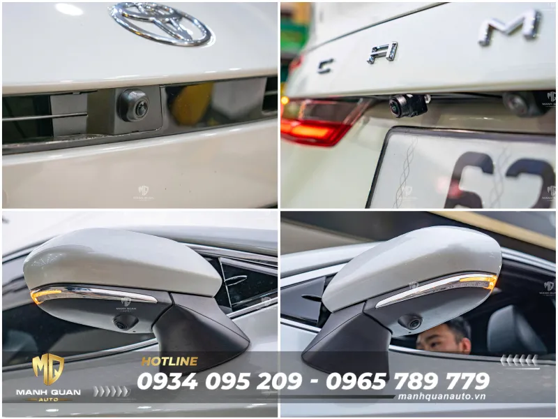 Camera 360 Độ Toyota Camry 2025 Camera 360 độ Toyota Camry 2025