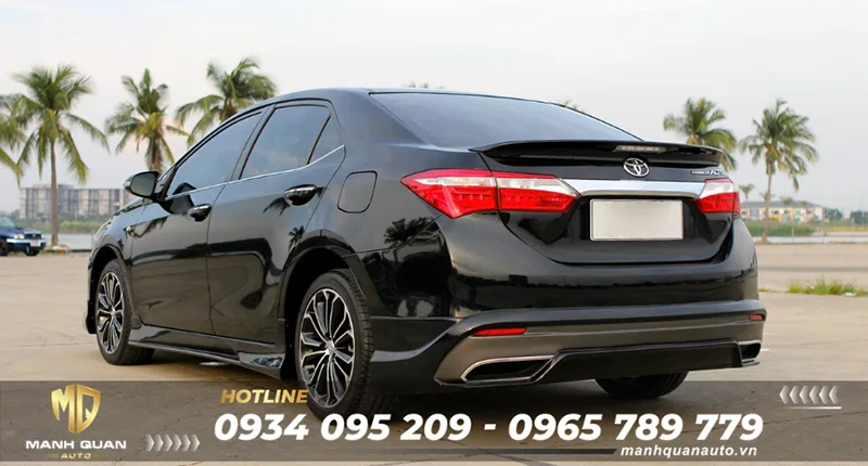 Body kit Toyota Altis 2014-2016 Mẫu Ativus