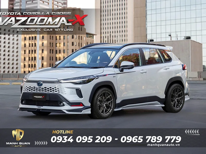Body Kit Toyota Corolla Cross 2024 Mẫu Vazooma X