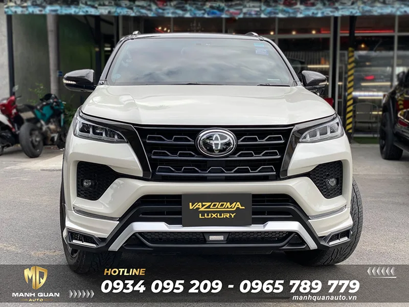 Body Kit Toyota Fortuner 2020 Mẫu Vazooma Luxury