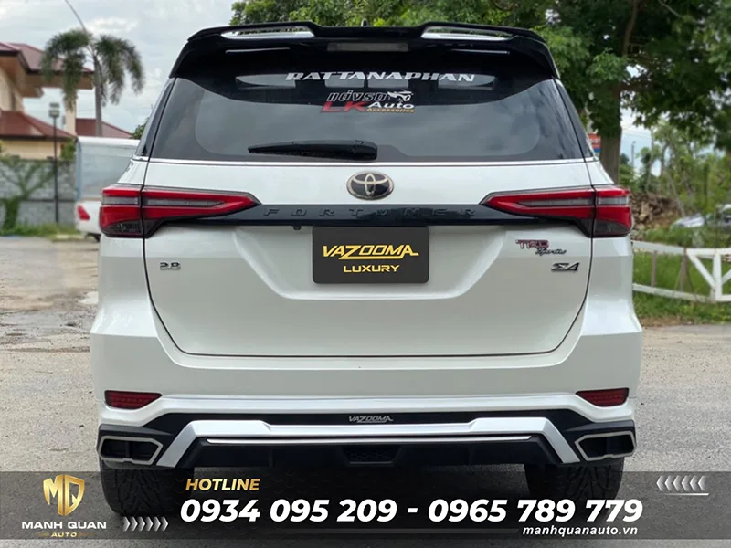 Body Kit Toyota Fortuner 2020 Mẫu Vazooma Luxury