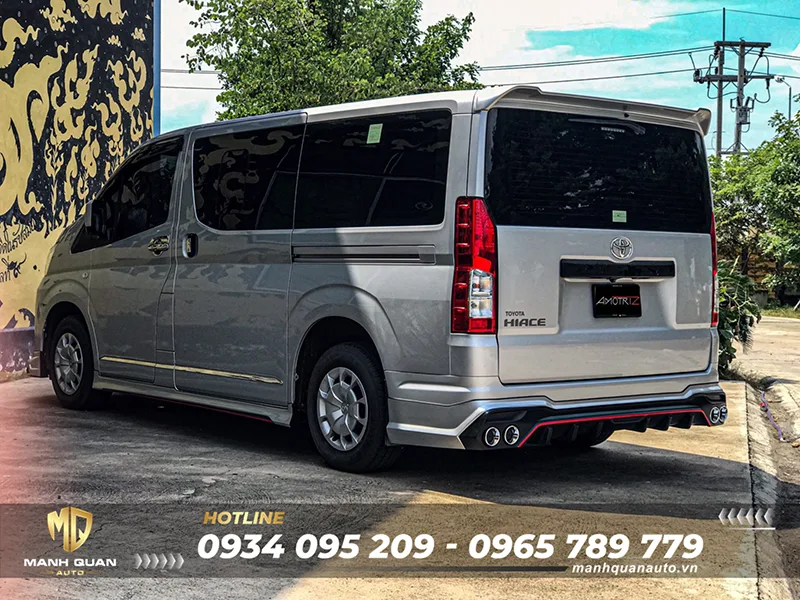 Body Kit Toyota Hiace 2019 Mẫu Amotriz V1