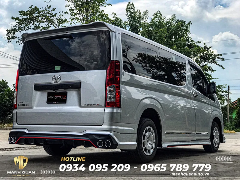 Body Kit Toyota Hiace 2019 Mẫu Amotriz V1