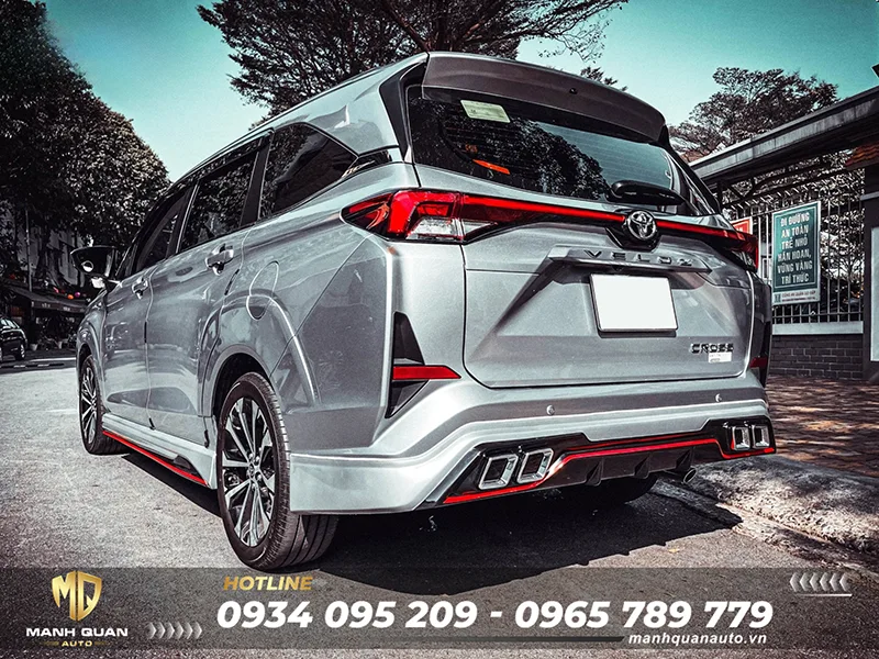 Body Kit Toyota Veloz Mẫu Rider M