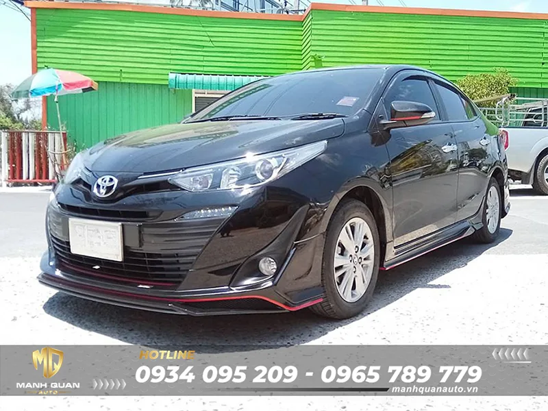 Body Kit Toyota Vios 2019 Mẫu Rider M