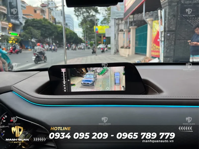 Camera 360 Độ Mazda 3/ CX30 Camera 360 cho Mazda 3/ CX30 tích hợp màn zin