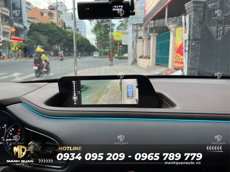 Camera 360 Độ Mazda 3/ CX30 Camera 360 cho Mazda 3/ CX30 tích hợp màn zin