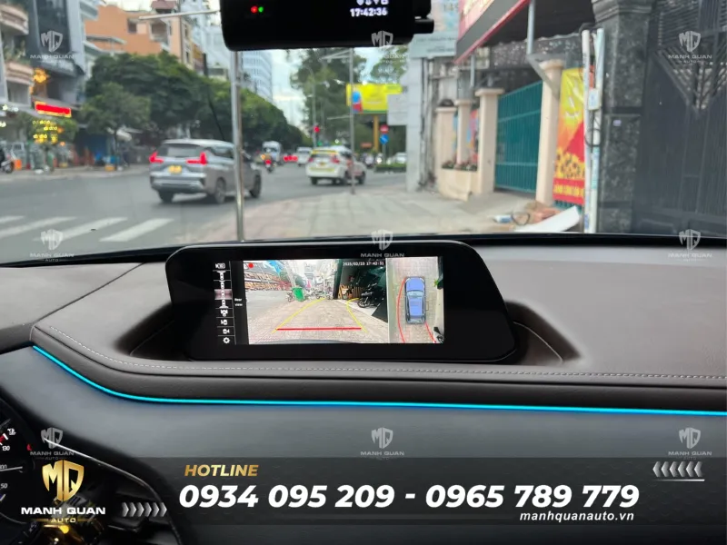 Camera 360 Độ Mazda 3/ CX30 Camera 360 cho Mazda 3/ CX30 tích hợp màn zin