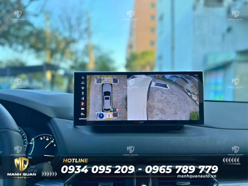 Màn hình Winca Mazda S300+ Pro QLED 2K 12.3 inch 360