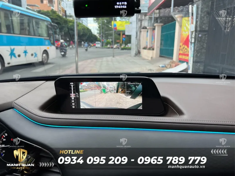 Camera 360 Độ Mazda 3/ CX30 Camera 360 cho Mazda 3/ CX30 tích hợp màn zin