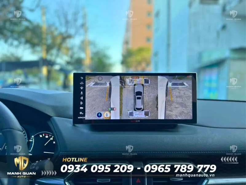 Màn hình Winca Mazda S300+ Pro QLED 2K 12.3 inch 360