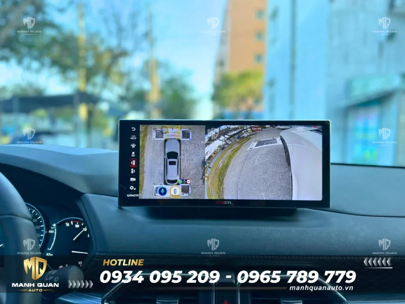 Màn hình Winca Mazda S300+ Pro QLED 2K 12.3 inch 360