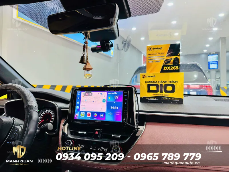 Android box Zestech biến màn hình zin thành màn hình android