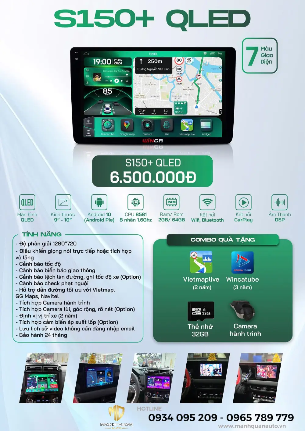 Màn Hình Winca S150+ QLED Bảng giá màn hình Winca S150+ QLED