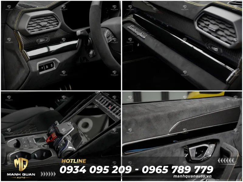 Dán PPF Cho Lamborghini Urus Dán PPF nội thất cho Lamborghini Urus