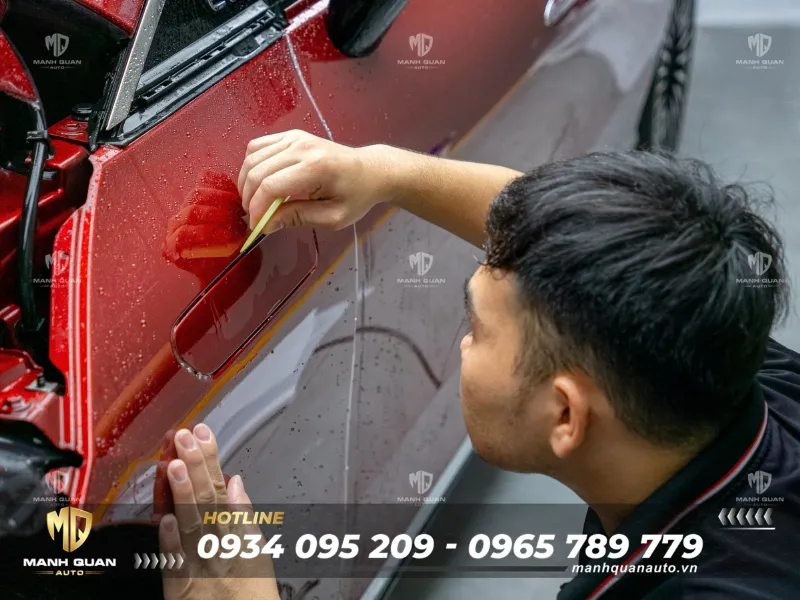 Dán PPF Mercedes EQS 580 Mercedes EQS 580 dán PPF